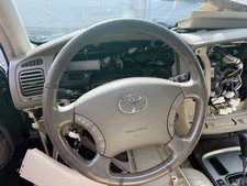 2003 Toyota Land Cruiser 100 Oem Tan Leather Steering Wheel 2003 Toyota Land Cruiser 100 Oem Tan Leather Steering Wheel