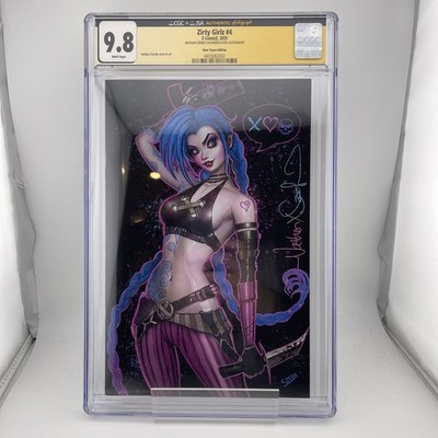Zirty Girlz #4 CGC 9.8 Jinx signed Nathan Szerdy