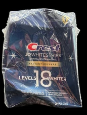 Crest 3D Whitestrips Radiant Express Level 18 ✨ 28 Strips Exp 11/2025 Whitening