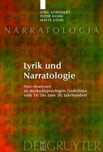 Malte Stein Jörg Schönert Peter Hühn Lyrik Und Narratologie (Hardback)