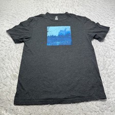Merrell T Shirt Gray Short Sleeve Crew Neck C...