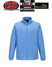Portwest Anti-Static ESD Fleece AS26 Size Medium Hamilton Blue Clearance