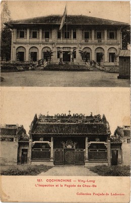 CPA AK VING-LONG INSPECTION PAGODE DE CHAU-BA VIETNAM INDO-CHINA (1438393)