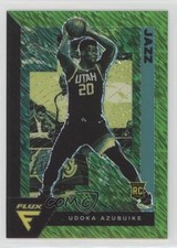 2020-21 Panini Flux Rookies Green Shimmer Prizm 3/5 Udoka Azubuike #240 07rd