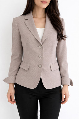 Blazer Basler Grau Beige 42 XL Damen Jacke Sakko Klassisch Elegant Np 249 Neu