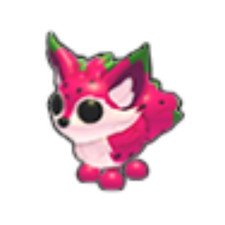 Dragonfruit Fox I Adopt From Me I Cheap  Fast