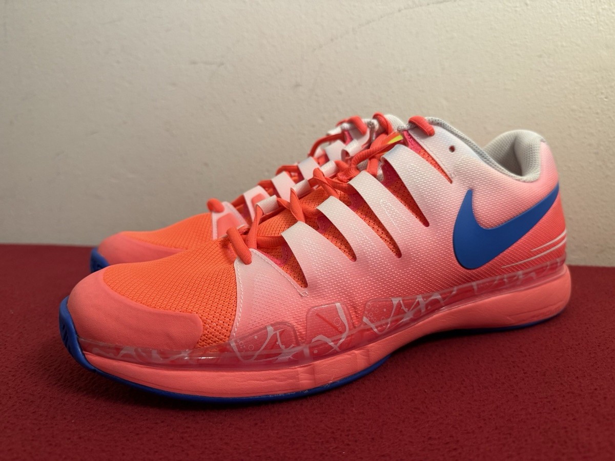 Nike Court Air Zoom Vapor 9.5 Tennis Shoes Pink Blue FB2664-600
