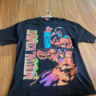 #ad Vintage Mortal Kombat Movie Classic Black Unisex Shirt S 5XL $20.96