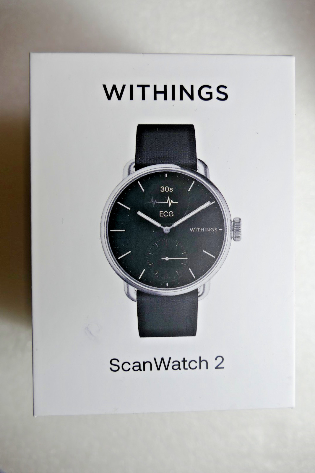 Withings ScanWatch 2 - Hybrid Smart Watch, Heart Rate Monitoring