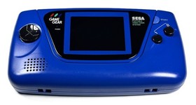 ❤️ SEGA Game Gear BLUE Console RECAPPED w CERAMIC SMD Caps, Glass Lens, Game