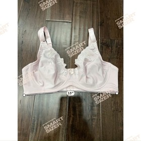 Triumph 36C Pink Lace Underwire Bra Embroidered Floral Adjustable Straps Retro