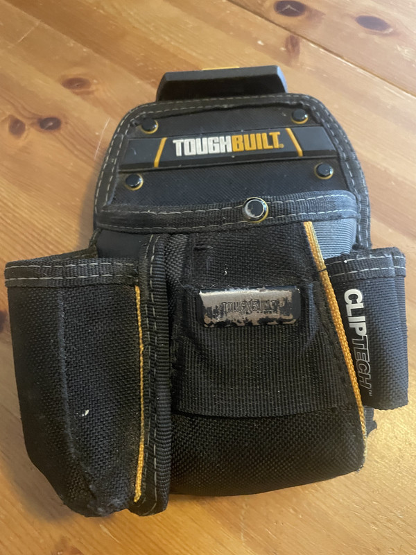 TOUGHBUILT TOOL BELT ORGANIZER WITH BELT ATTACHMENT