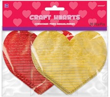 Craft Hearts Red Gold Valentine's Day Holiday Theme Party Wall Decoration
