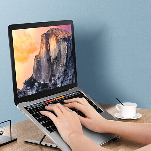 Practical Aluminum Laptop Computer Stand with Cooling Fan for 11-17inch Laptop - Afbeelding 9 van 14
