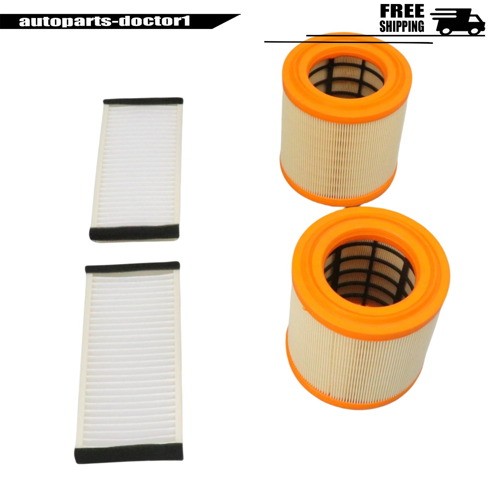 2X Air filter & Cabin Active Carbon Air filter For Aston Martin Db9 2005-2016 US