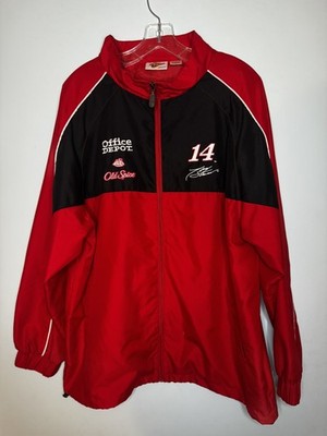 Tony Stewart #14 Office Depot Red/Black Zip-up Jacket Winner's Circle Men's L