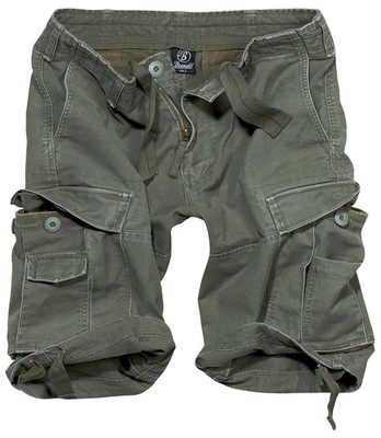 Brandit Short Herren Vintage Shorts oliv Basics, Festival, Rockwear