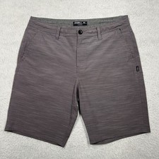 O'Neill Hybrid Casual Walking Swim Shorts Gray Men's Size 34 9" Inseam