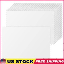 Disposable Paper Placemats Scalloped Edges Large Size Table Decor Events New