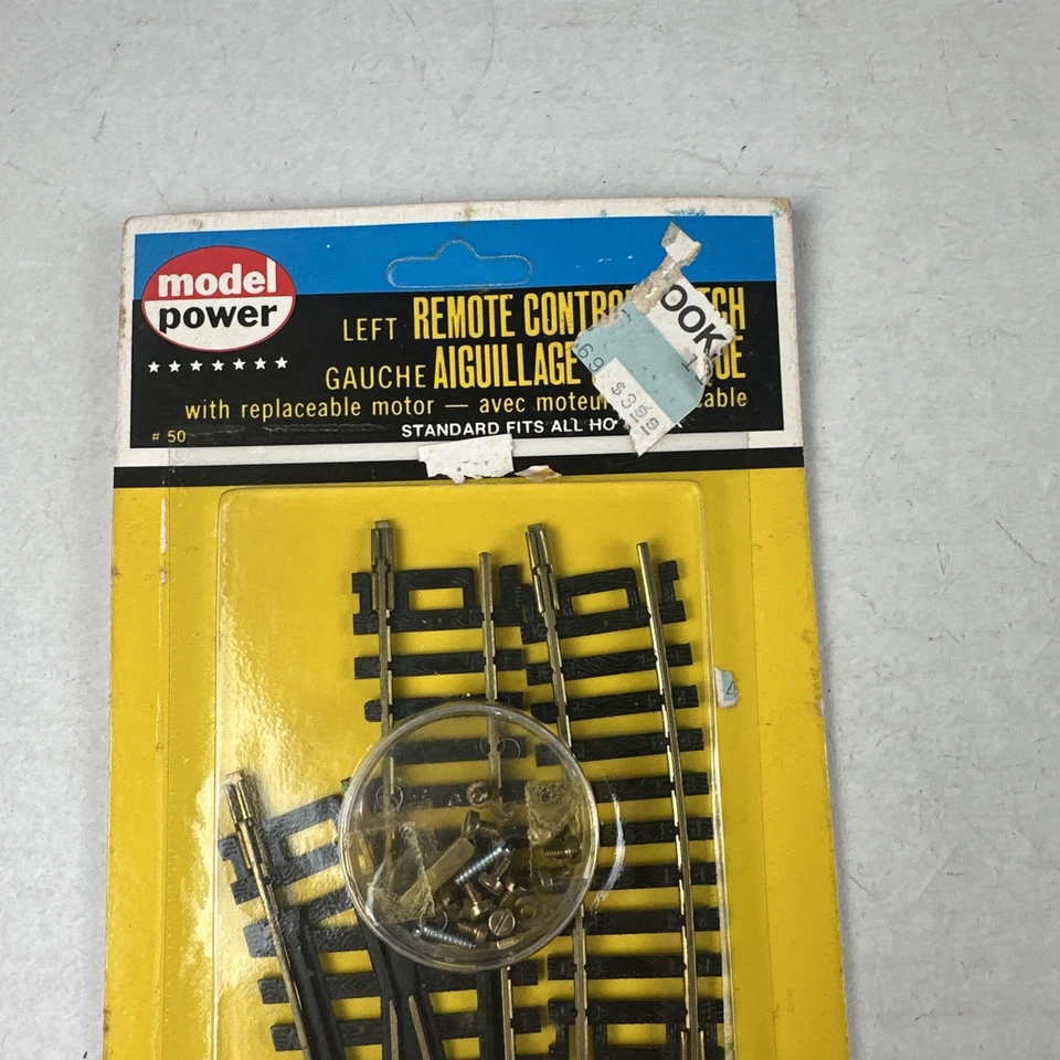 Model Power # 50 HO Remote-Control Switch (Left) - New - Image 2 of 4