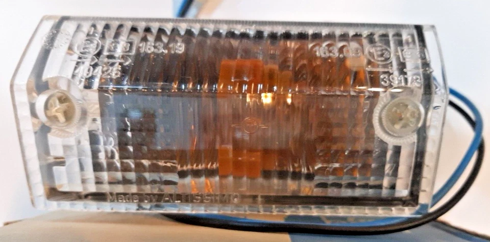 FANALINO FRECCIA SINISTRO AUTOBIANCHI A112 6 7 SERIE - ABARTH SU PARAURTI - Immagine 3 di 4