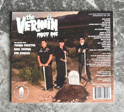 NEW/SEALED* The Vermin Must Die CD 2015 LAS VEGAS PUNK ROCK dirk