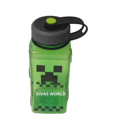 Minecraft Wasserflasche Creeper robust Tritan auslaufsicher Trageschlaufe Zak 36 oz
