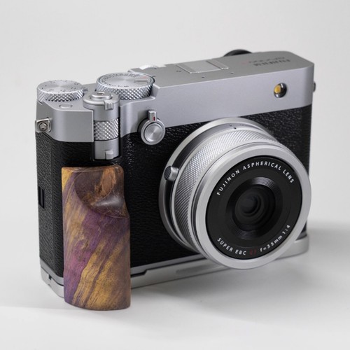 Wooden Hand Grip for Fujifilm GFX100RF Premium Craftsmanship Meets Modern - Picture 14 of 34