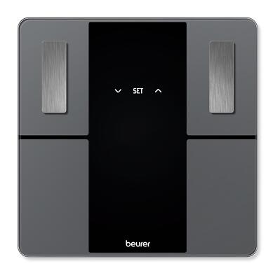 Beurer BF 500 Super Black Edition Personenwaage Körperwaage Diagnosewaage App 
