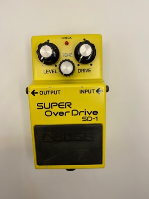 Box) Boss SD-1 Super Overdrive Guitar Effect Pedal Sound