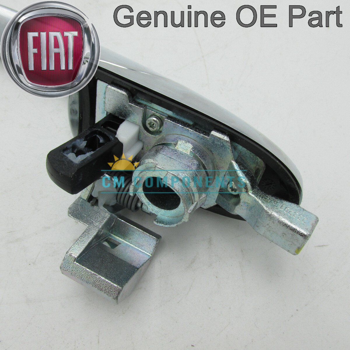 Fiat 500 Left Passenger Chrome Door Handle (2007-Onwards 