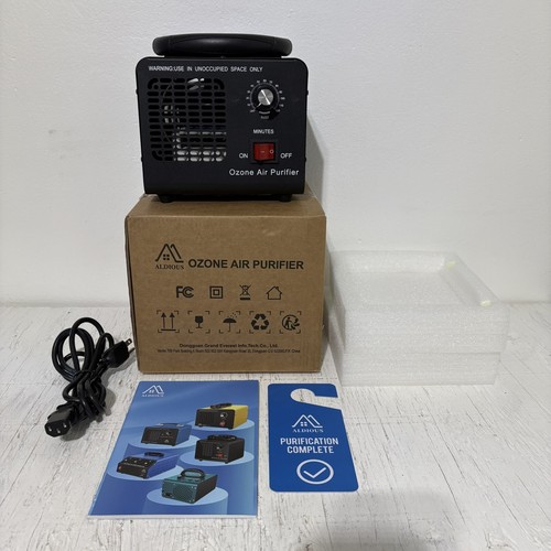 ALDIOUS Ozone Generator, 6000mg/h High Capacity 6G Ozone New Open Box