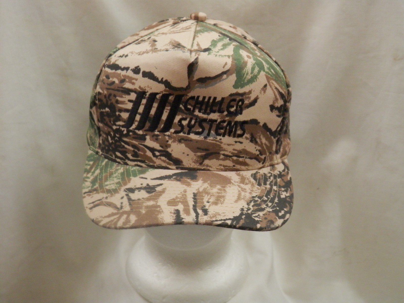 trucker hat baseball cap CHILLER SYSTEMS camoflage cool nice style quality rare