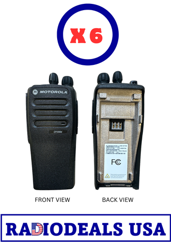 6 x Motorola CP200D VHF Radio AAH01JDC9JA2AN, Antenna NAD6502 & Battery NNTN4497 - Picture 2 of 4