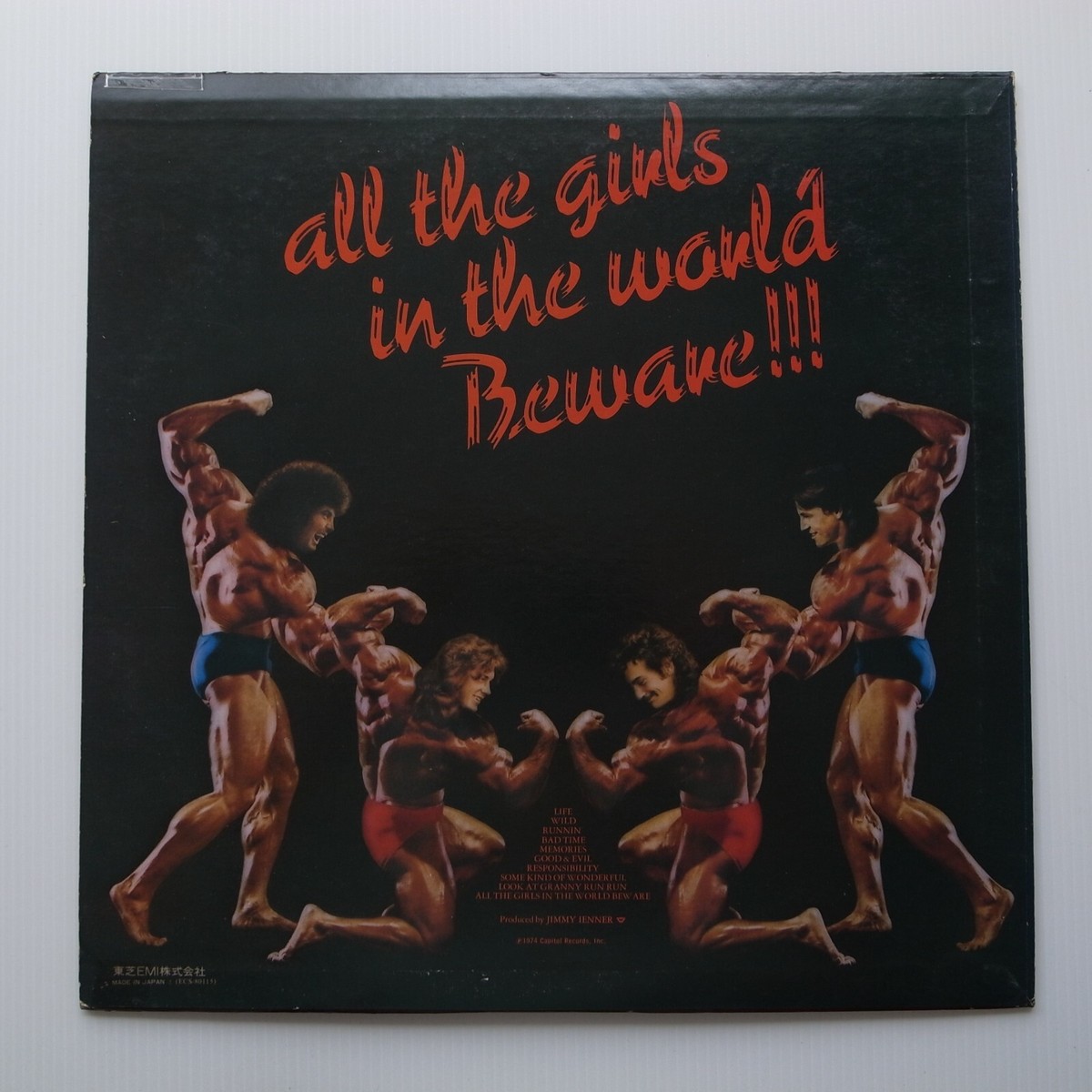 Grand Funk ‎– All The Girls In The World Beware !!! JAPAN 1974 EX