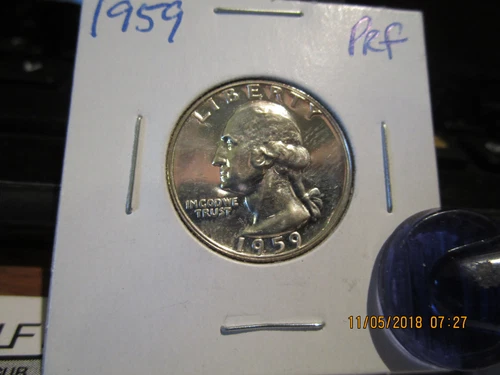 1959 Proof Washington Quarter  Proof +++++