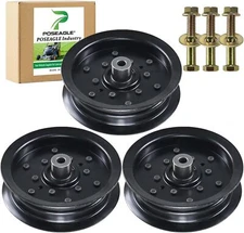 3 Idler Pulley Deck 54" Kit For Husqvarna YTH24V54 YTH24K54 YTH25K54 YTH24V54XLS