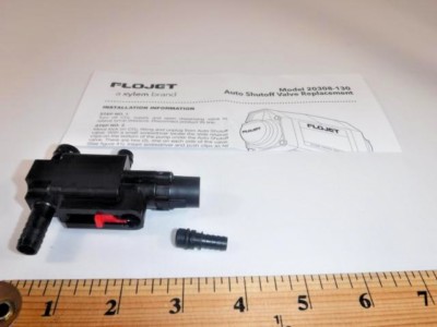 FLOJET Bag In Box Auto Shut Off Valve 1/4'' Straight 
