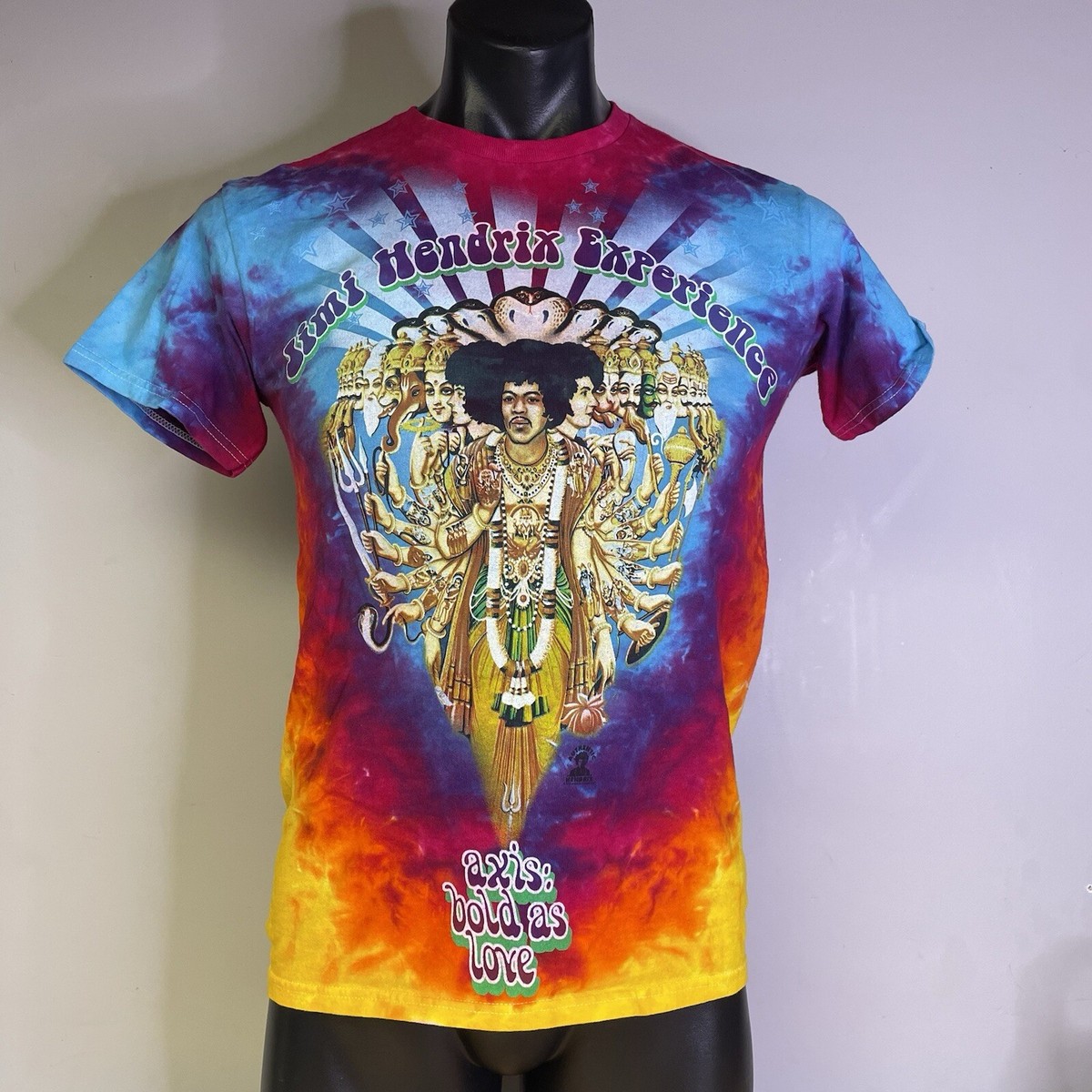 Jimi Hendrix Experience Axis Bold As Love Liquid Blue Size Small