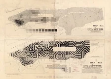 18" x 24" 1895 Map of The Tenement-House Committee