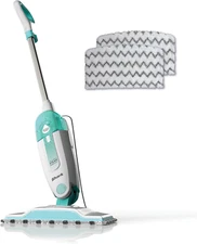 S1000 Steam Mop with 2 Dirt Grip Pads, Lightweight, Safe for All Sealed Hard Flo