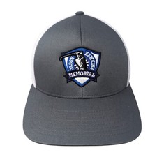 Jason Hawkins Memorial Snapback Trucker Hat Gray OS Mesh Back Bronco Motors