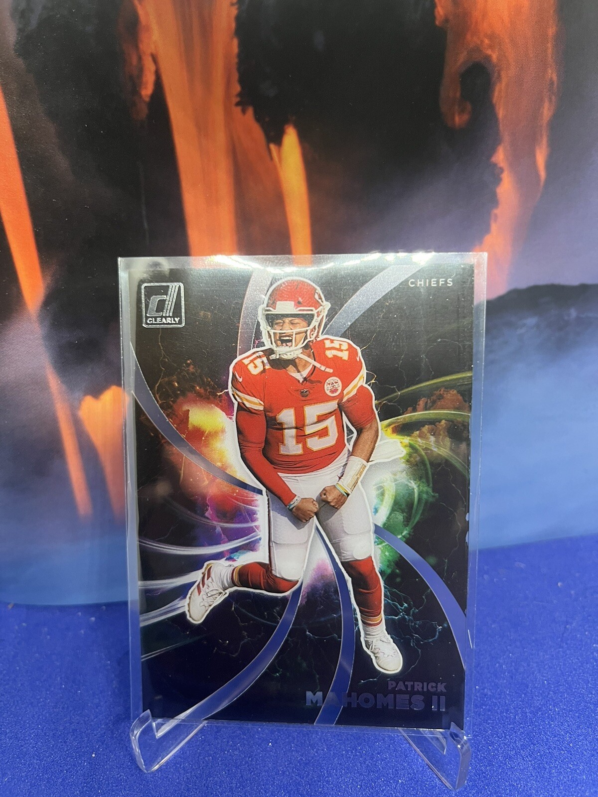 2022 clearly Donruss Patrick Mahomes II night moves. chiefs. SSP.