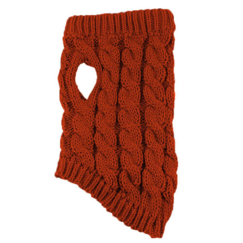 Puppy Dog Jumper Winter Warm Knitted Sweater Pet Clothes Small Dogs Coat Thermal - Picture 12 of 25
