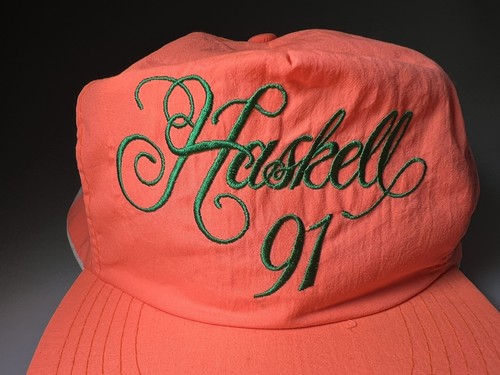 1991 HASKELL INVITATIONAL Horse Race, Adjustable Hat/Cap, Monmouth Park, NJ FLAW - Picture 2 of 13