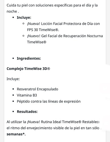 Mary Kay TimeWise Conjunto Milagroso 3D Promoción Día y Noche 🩷 - Imagen 2 de 2