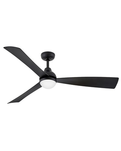Matte Black 56" Ceiling Fan from the Una Collection