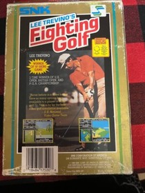 NINTENDO NES -  Lee Trevino&rsquo;s FIGHTING GOLF CARTRIDGE Box & Manual  -  T5