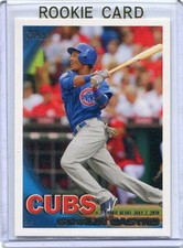 2010 Topps Update Baseball Card Starlin Castro ROOKIE Chicago Cubs MINT # US-135