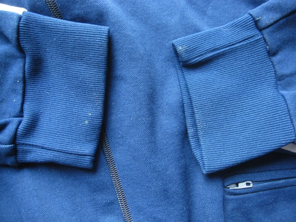 Veste Adidas une poche Ventex années 70'S Bleu survêtement Homme taille M - Photo 4/4